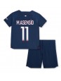 Otroški Nogometna dresi replika Paris Saint-Germain Marco Asensio #11 Domači 2023-24 Kratek rokav (+ hlače)